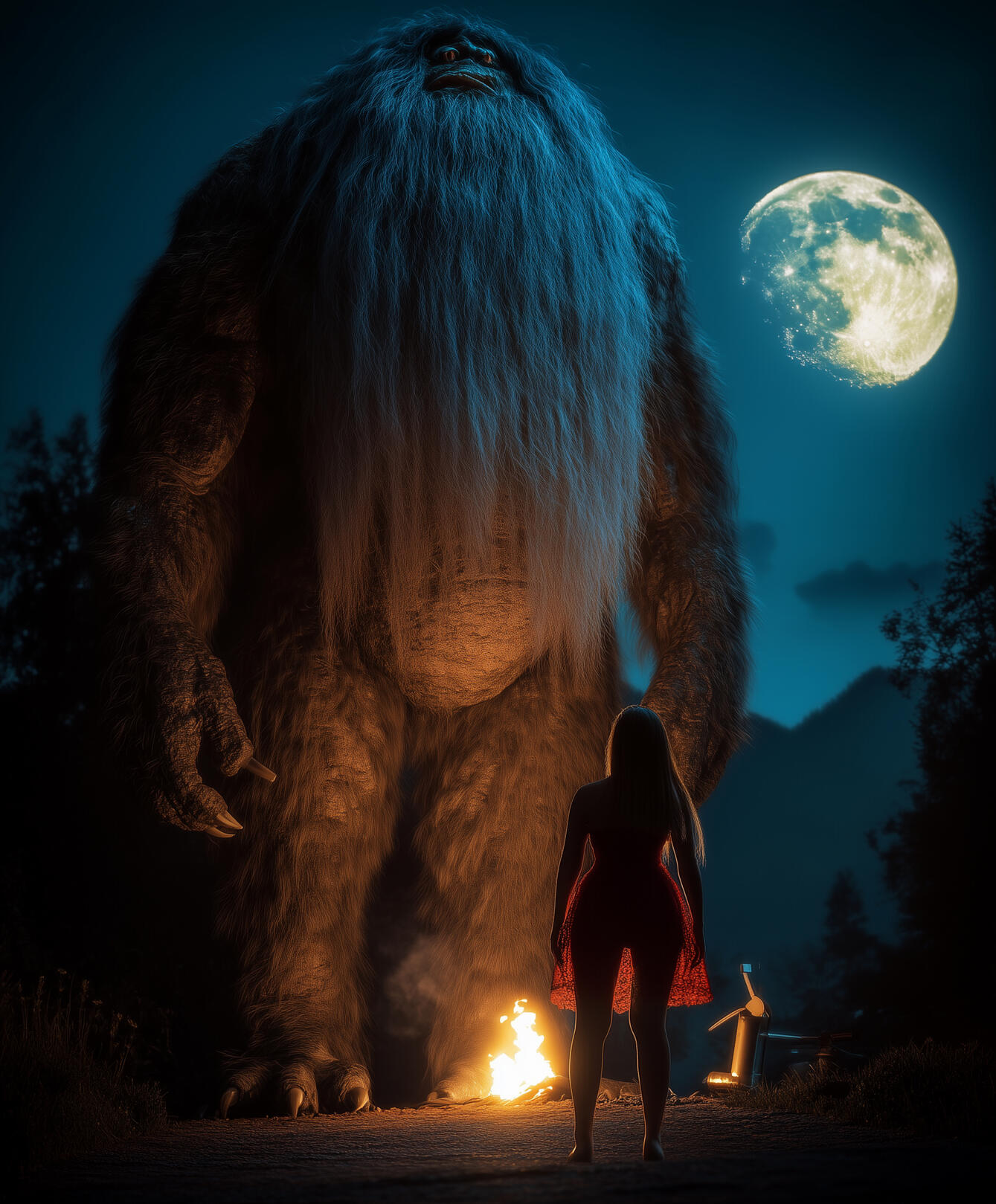 A girl and a monster V